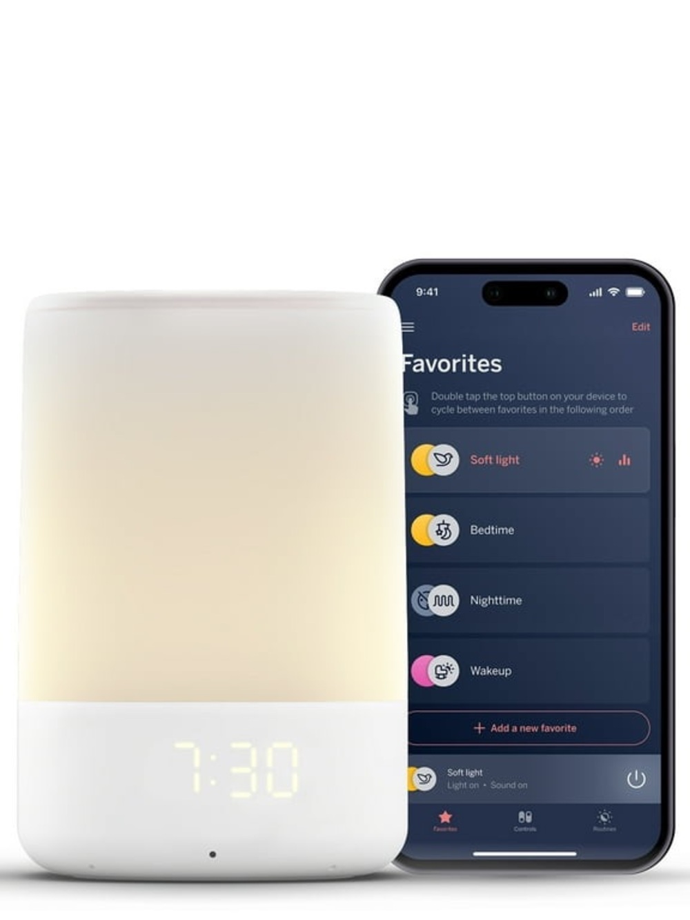 New Nanit Sound + Light Audio Monitor in Blue